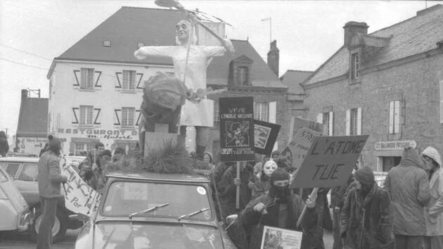 Erdeven anti-nuclear protest, March 1975
